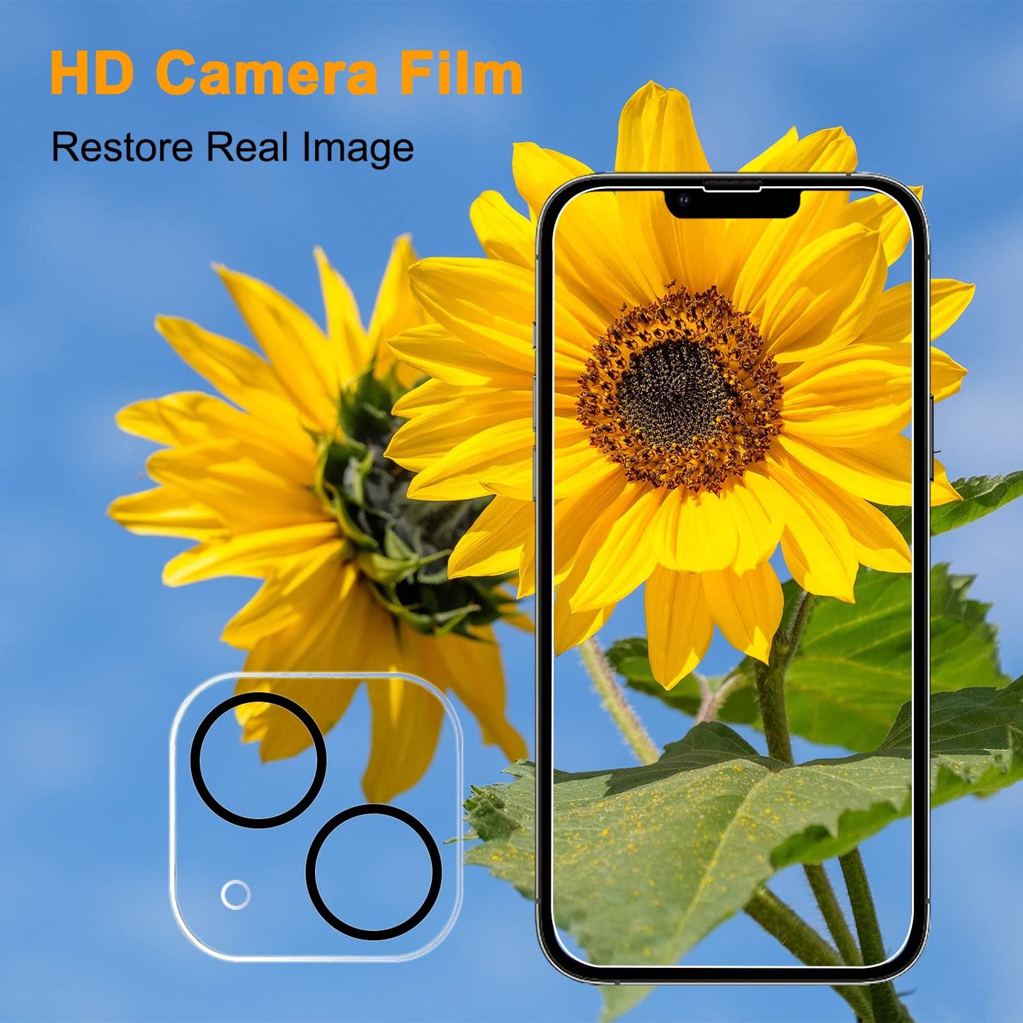 PEHAEL for iPhone 16 Pro Max Privacy Screen Protector+Camera Lens Protector