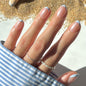 Glamnetic Press On Nails - Short Almond, Glossy Fake Nails 24 Pc Full Kit