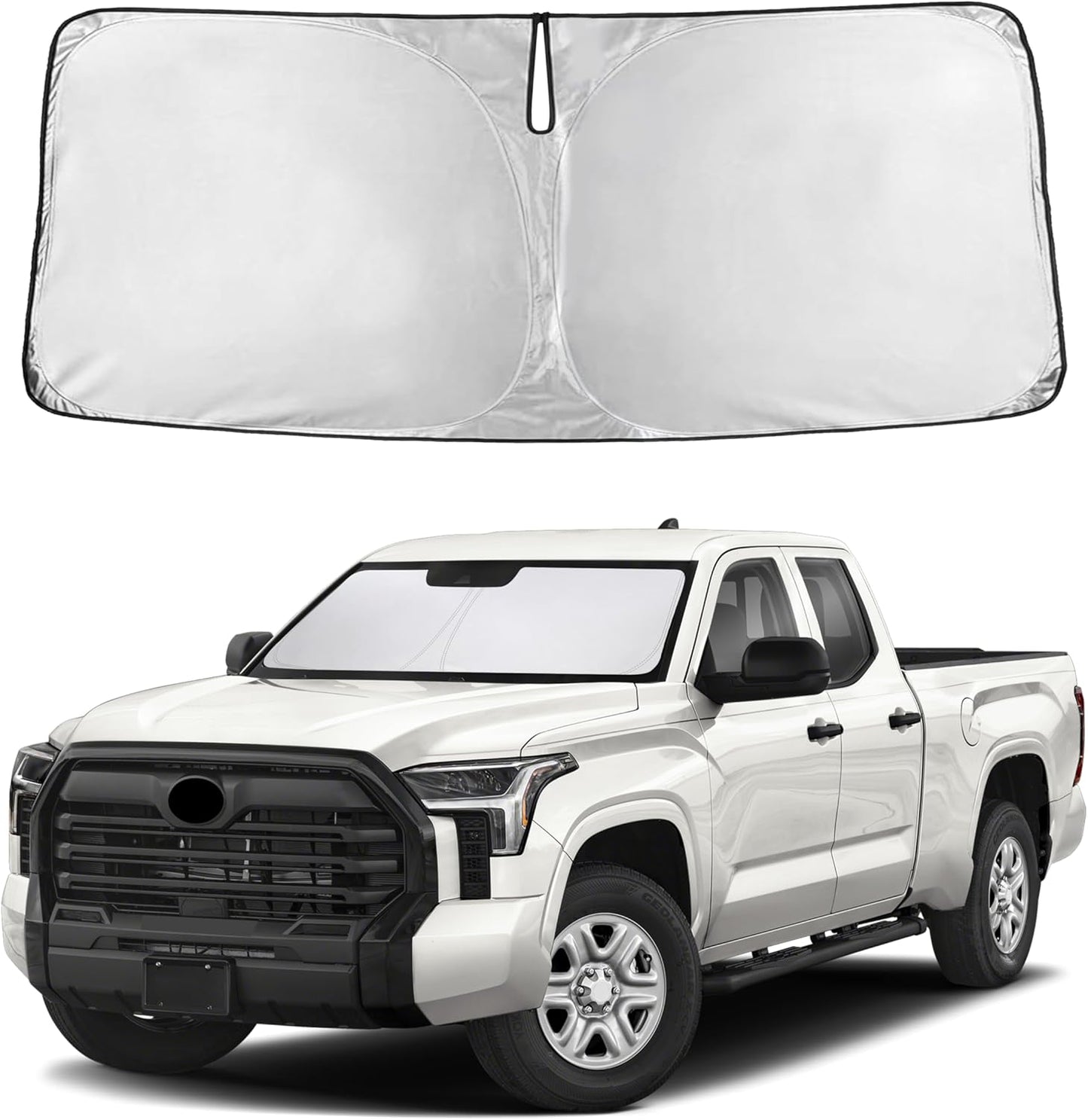 Autovir Windshield Sun Shade, 2017-2026 Tesla Model 3 & Y, 280T Visor Shade