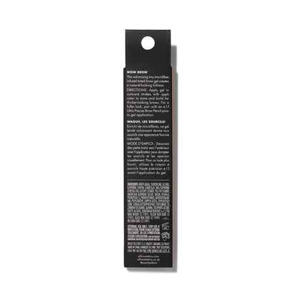 e.l.f. Wow Brow Gel, Volumizing, Buildable, Wax-Gel Hybrid, Creates Full, Voluminous-Looking Brows, Locks Brow Hairs In Place, Deep Brown