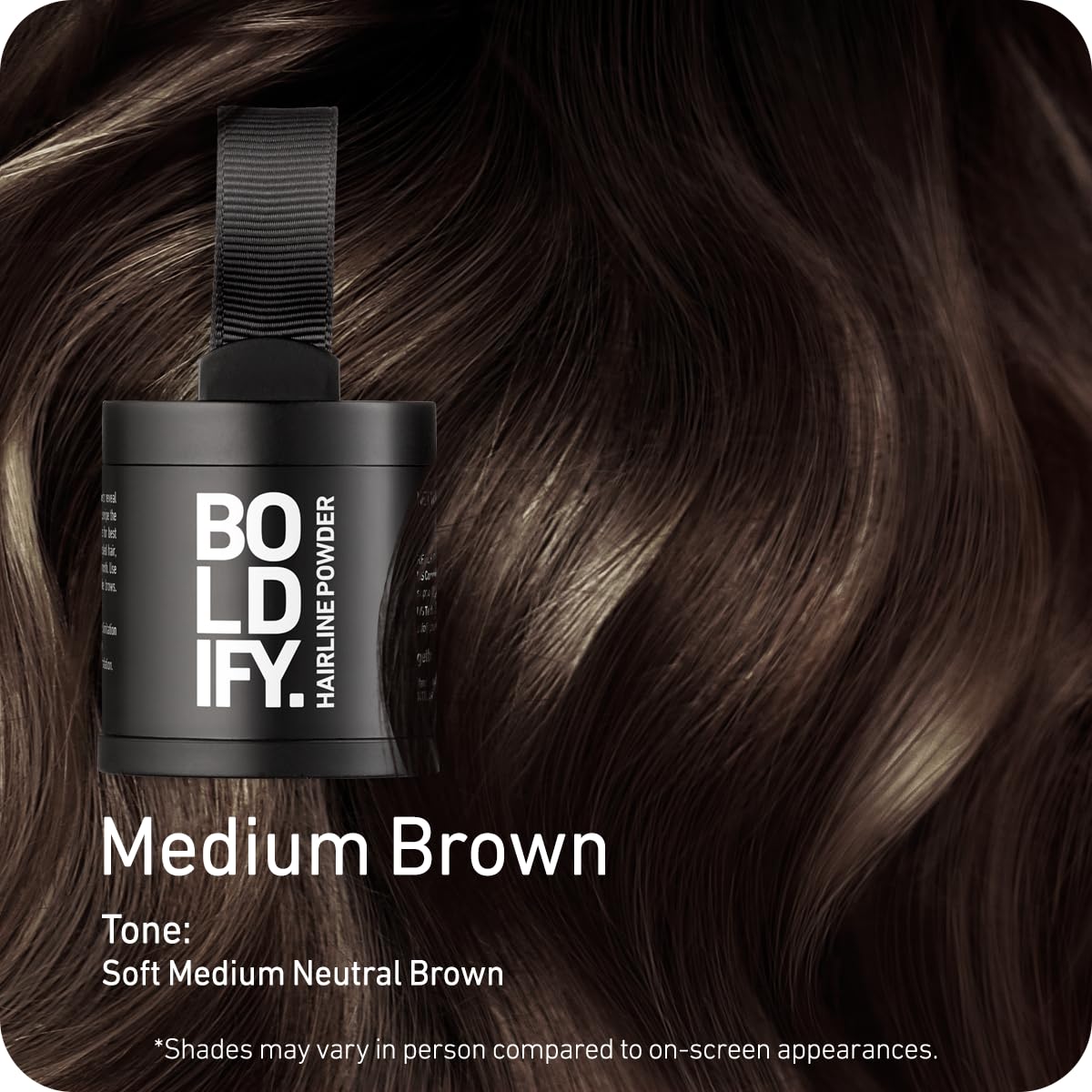 Boldify Hairline Powder, Root Touch Up Hair Color Light Blonde 4g