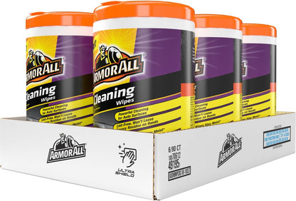 Armor All Car Interior Value Pack, 90 Count, Auto Cleaning Wipes