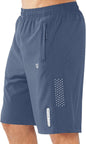 NORTHYARD Men's Athletic Running Shorts Gym Workout 7"/9"/5" Zipper Pockets