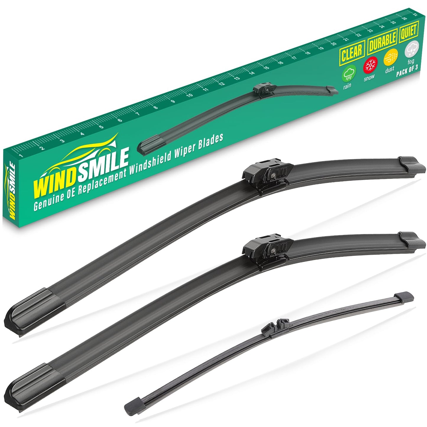 WINDSMILE Windshield Wiper Blade Replacement for Hyundai Palisade 2020-2025