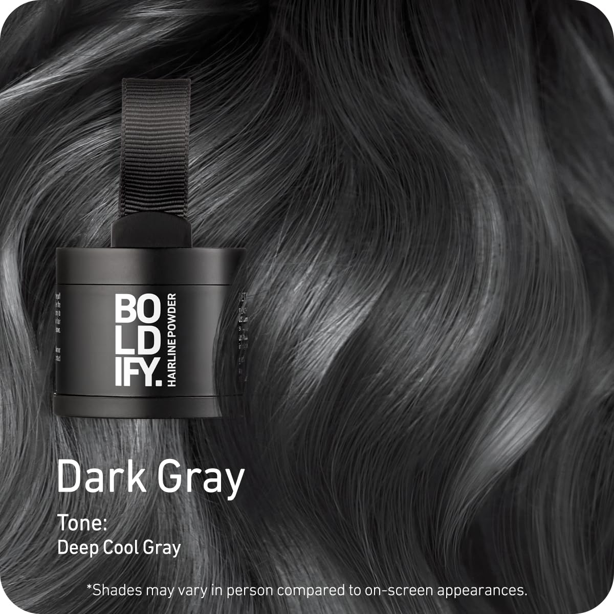 Boldify Hairline Powder, Root Touch Up Hair Color Light Blonde 4g