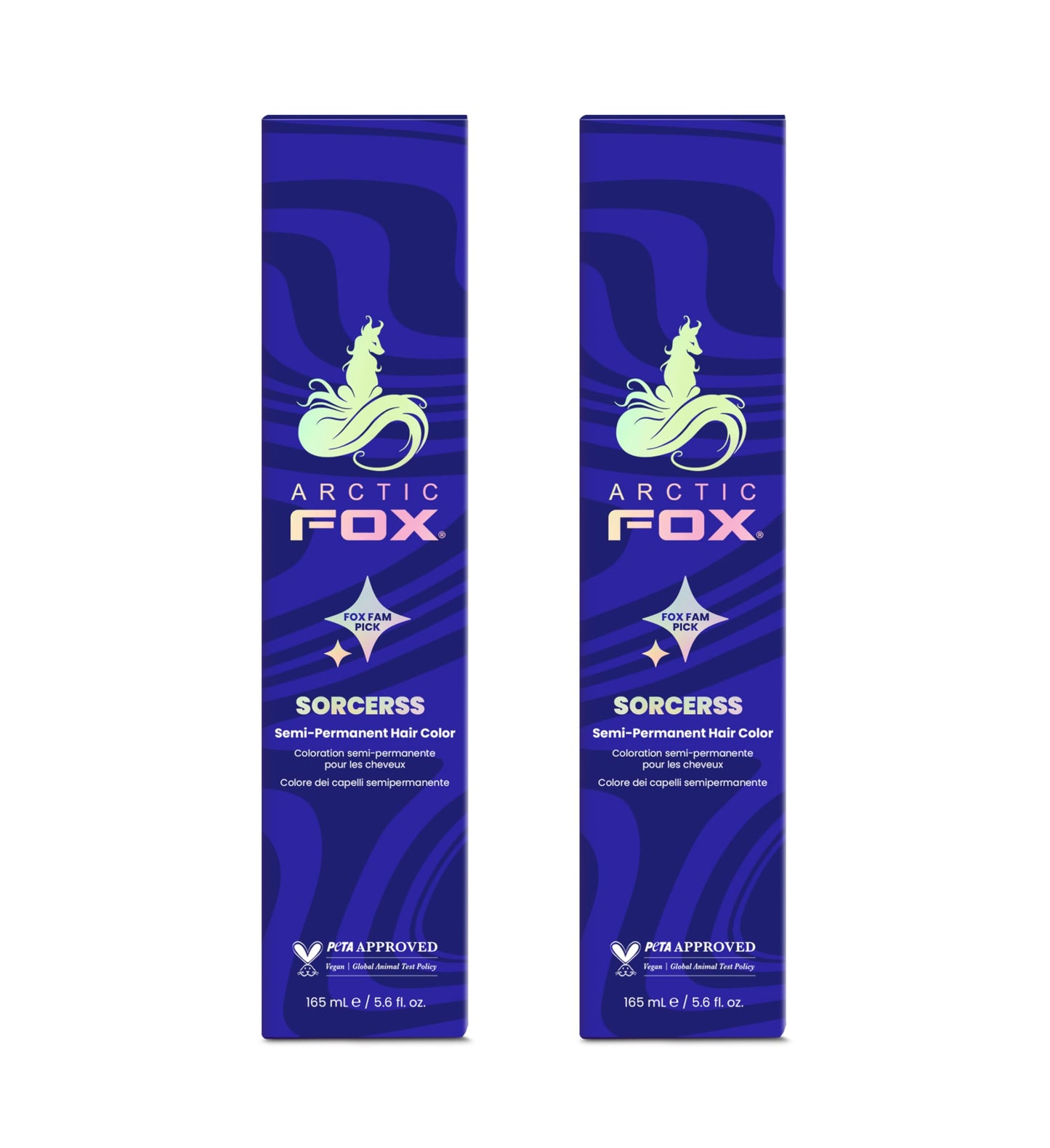 ARCTIC FOX Semi-Permanent Hair Dye - Sunset Orange, Vegan - 2 x 8 oz