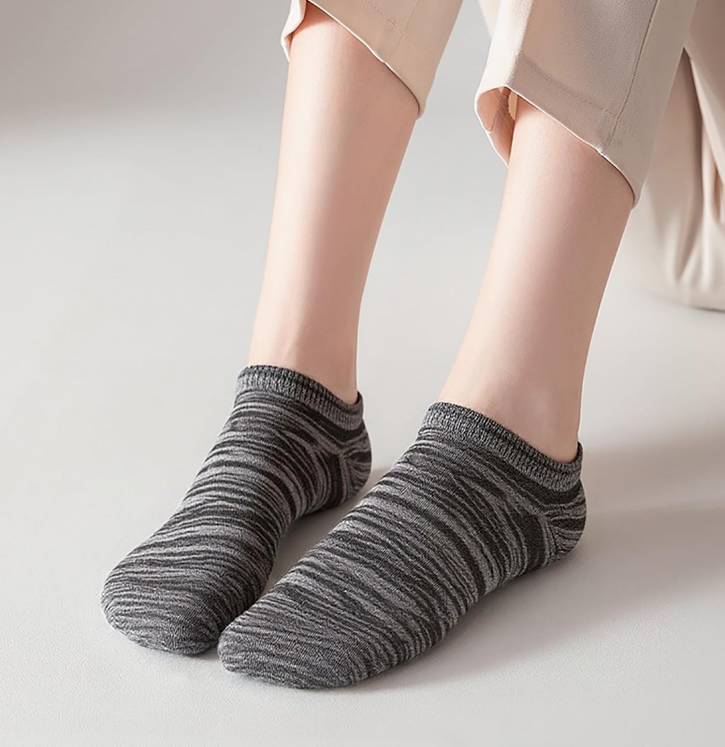 12-30 Pairs Low Cut Ankle Socks for Women No Show Casual Breathable Athletic Socks Bulk for Sport