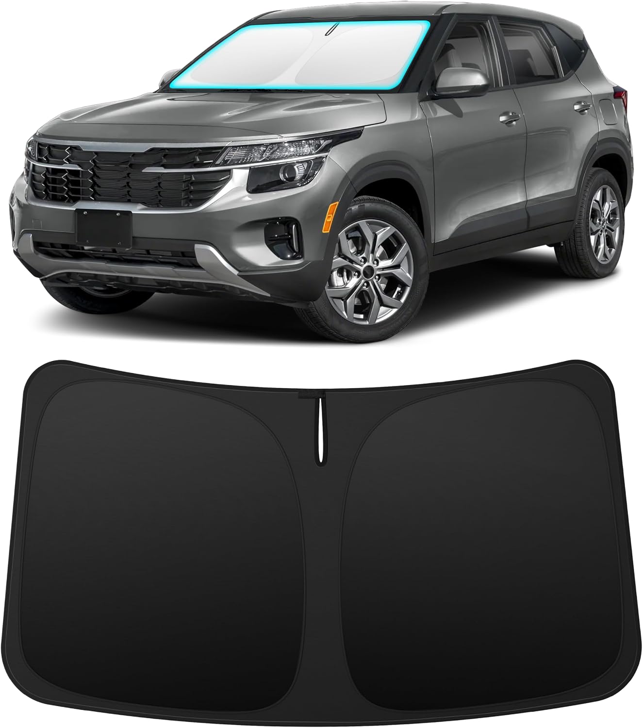 INSAUTO Custom Fit Windshield Sun Shade for Nissan Frontier 2005-2021