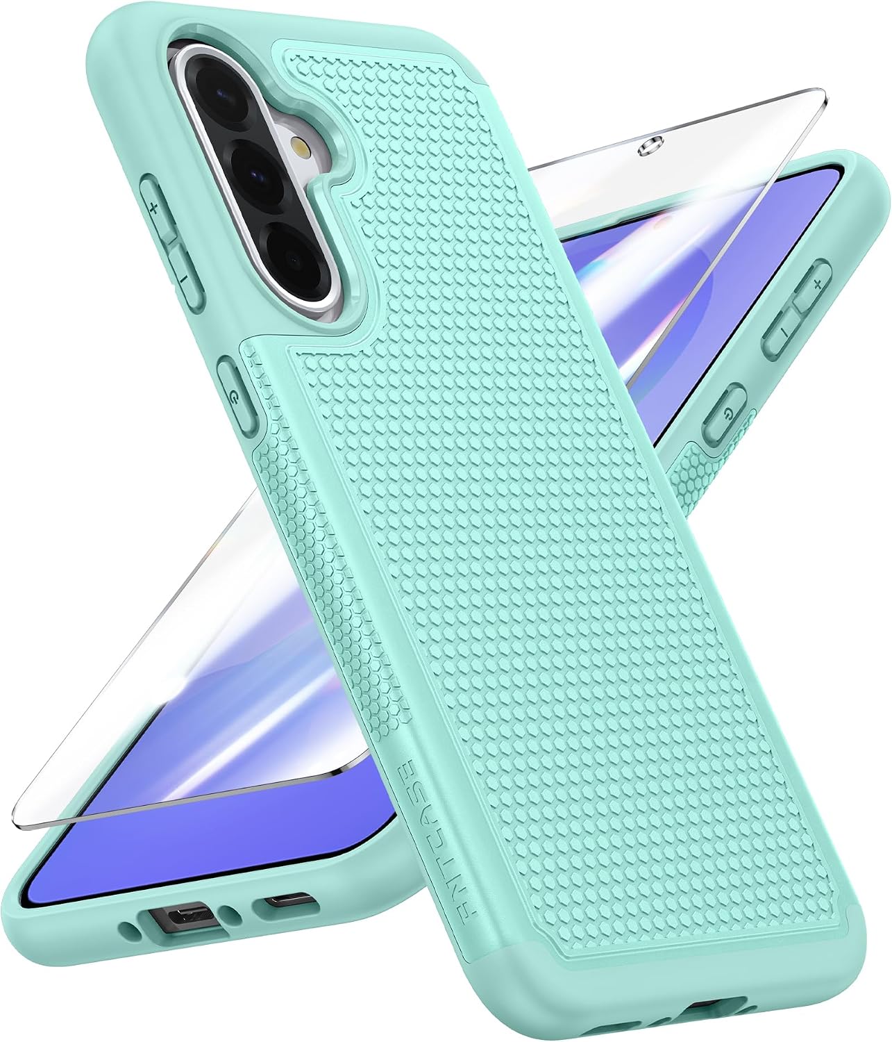 FNTCASE for Google Pixel 10 / Pixel 10 Pro Case: Soft TPU Non Slip Blue