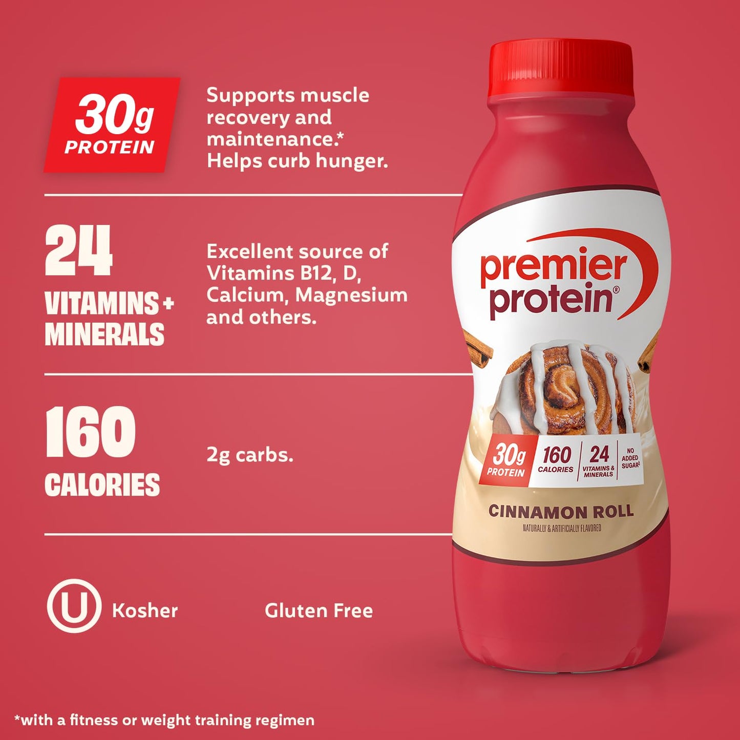 Premier Protein 30g High Protein Shake, Chocolate, 12 Pack