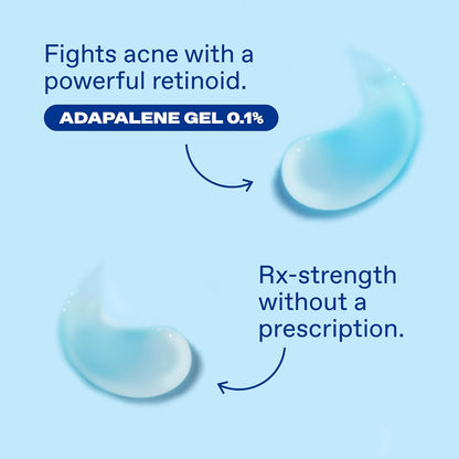 Differin Acne Retinoid Treatment Gel, 0.1% Adapalene, 45g Pump