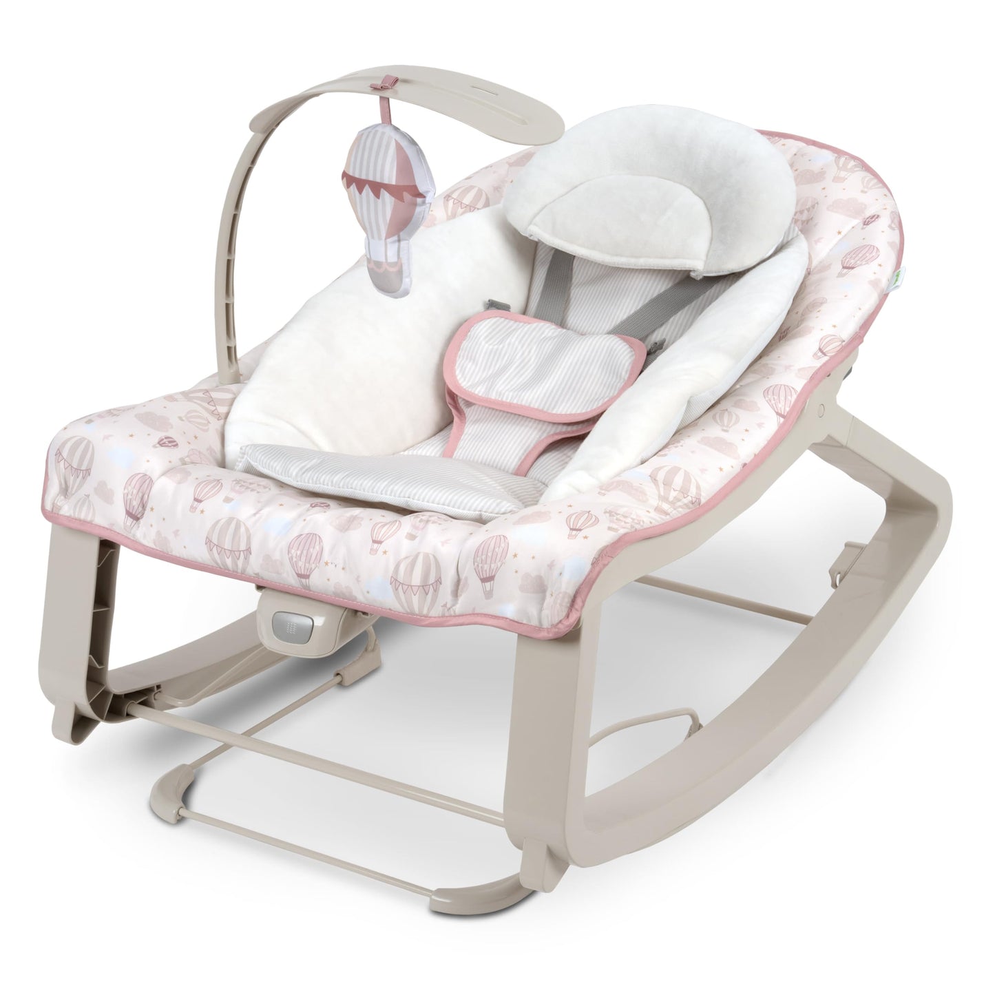 Ingenuity Keep Cozy 3-in-1 Grow with Me Vibrating Baby Bouncer, Seat & Infant to Toddler Rocker, Vibrations & -Toy Bar, 0-30 Months Up to 40 lbs (Weaver)