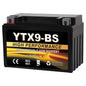 YTX14AH-BS 12V 12Ah Motorcycle Battery, 220CCA Rechargeable Maintenance Free Sealed AGM Battery, Powersport Replacement for ATV, UTV, Scooter