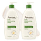 Aveeno Daily Moisturizing Body Lotion for Normal to Dry Skin, Moisturizer with Soothing Prebiotic Oat, Non Greasy, Non Comedogenic, Fragrance Free Body Lotion for Women & Men, 18 Fl Oz