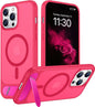 Magnetic Compatible with iPhone 14 Pro Max Case, [Built-in Invisible Kickstand][Compatible with MagSafe] [Military Grade Shockproof] Slim Translucent Matte Phone Case for iPhone 14 Pro Max 6.7"