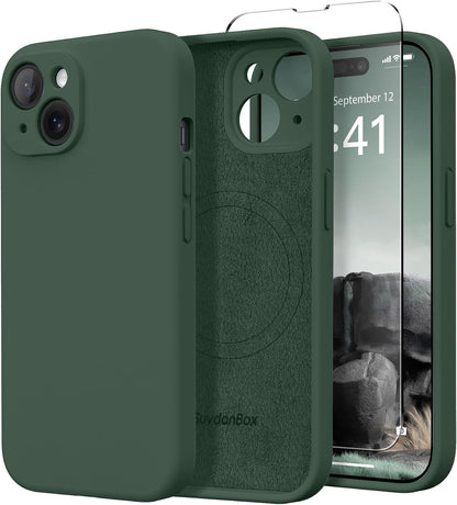 Magnetic for iPhone 17 Case Silicone Matcha