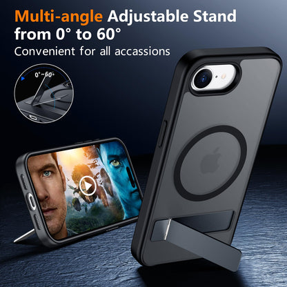 SPIDERCASE Magnetic for iPhone 17 Pro Max Case,with Kickstand,Clear