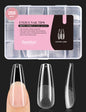 Beetles Soft Gel Nail Tips Short Almond 288pcs in 12 Sizes Etch-X