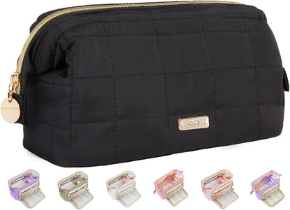 Sooez Large Pencil Case Pouch, Soft Pencil Bag with Zipper, Pen Bag