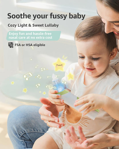 GROWNSY Nasal Aspirator for Baby, Electric Nose Sucker, Powerful Suction