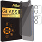 Ailun Privacy Screen Protector+Camera Lens Protector for iPhone 17 Pro Max