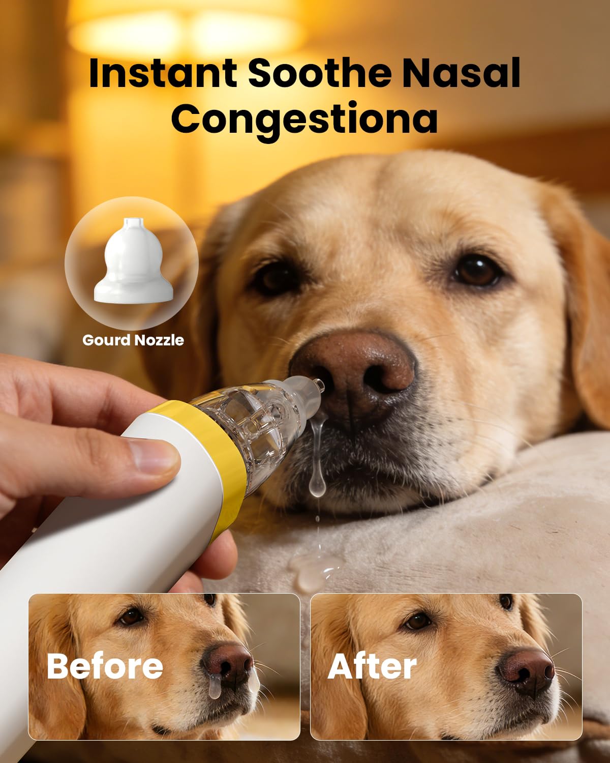 GROWNSY Nasal Aspirator for Baby, Electric Nose Sucker, Powerful Suction