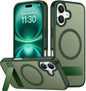 SPIDERCASE Magnetic for iPhone 17 Pro Max Case,with Kickstand,Clear