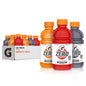 Gatorade G Zero Sports Drink, Glacier Cherry, Watermelon Splash, Apple Burst Variety Pack, 12 Fl Oz (Pack of 18)