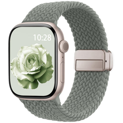 Braided Stretchy Magnetic Band Compatible with Apple Watch Bands Women Men