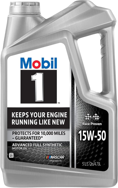 Mobil 1 European Car Formula Full Synthetic Motor Oil 0W-40, 5 Quart