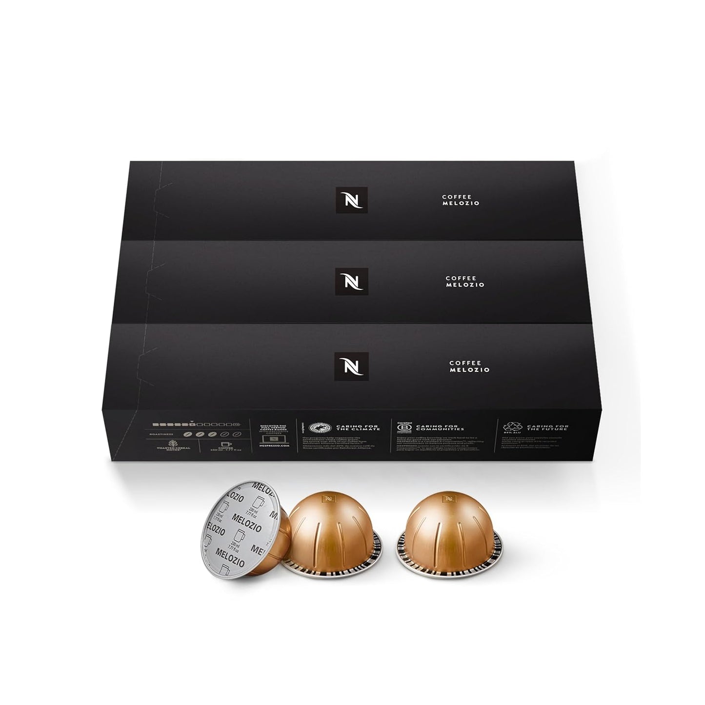 Nespresso Capsules Vertuo, Variety Pack, Medium and Dark Roast Coffee, 30 Count Coffee Pods, Brews 7.8 oz.