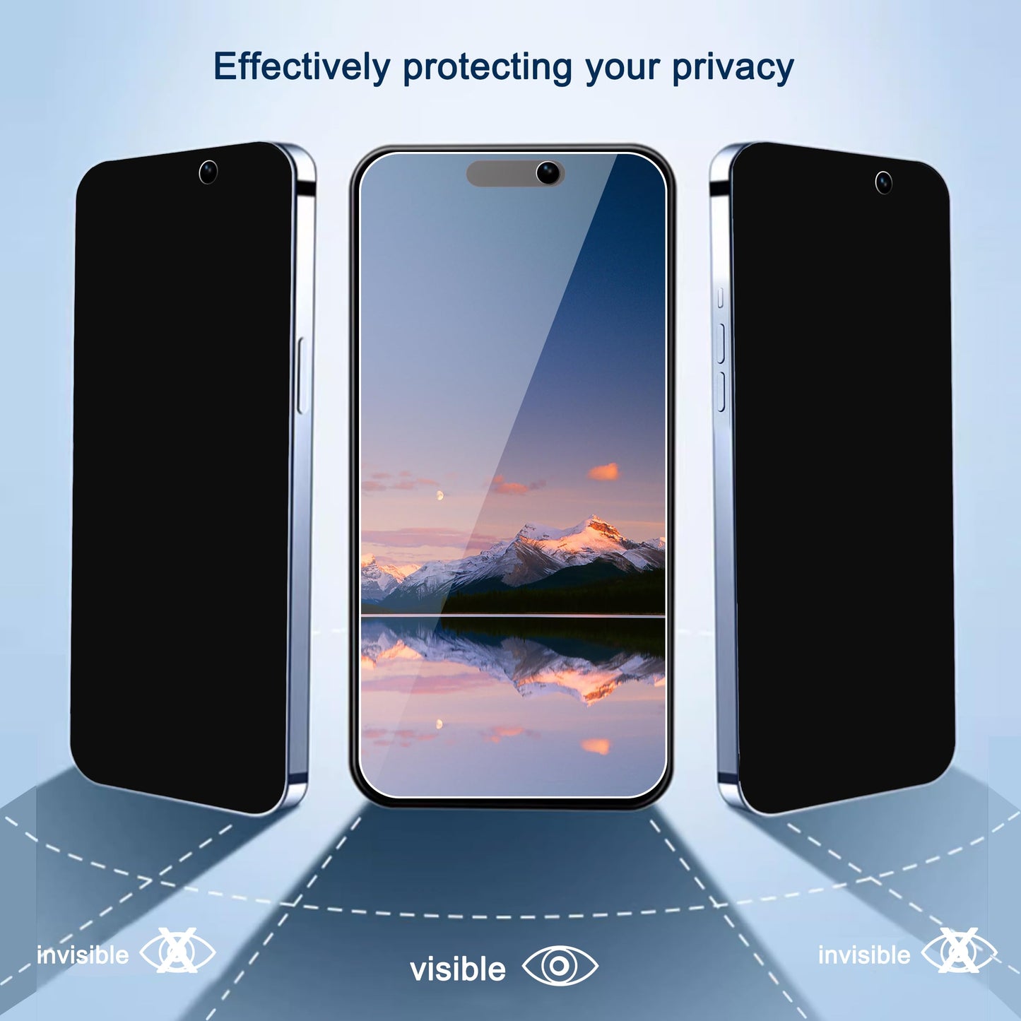 Ailun Privacy Screen Protector+Camera Lens Protector for iPhone 17 Pro Max