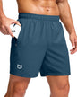 G Gradual Men's Athletic Running Shorts with 2 Zipper Pockets 7"/ 5"/ 9"