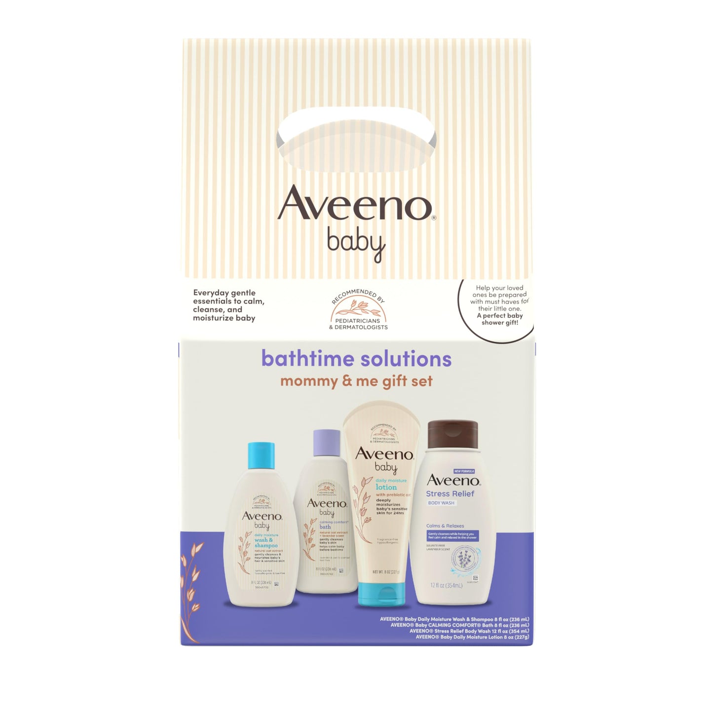 Aveeno Baby Welcome Little One Gift Set, Baby Essentials Set, 5 Items