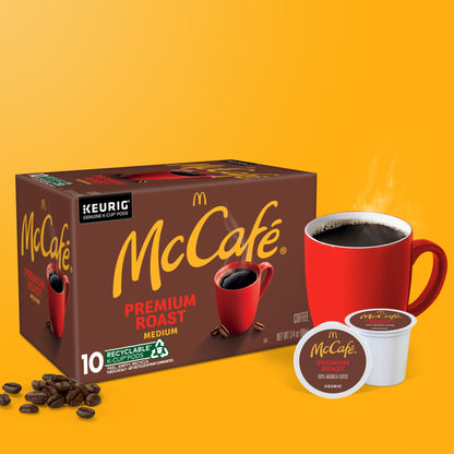 McCafe Premium Roast Coffee, Single Serve Keurig K-Cup Pods, Medium Roast, 84 Count
