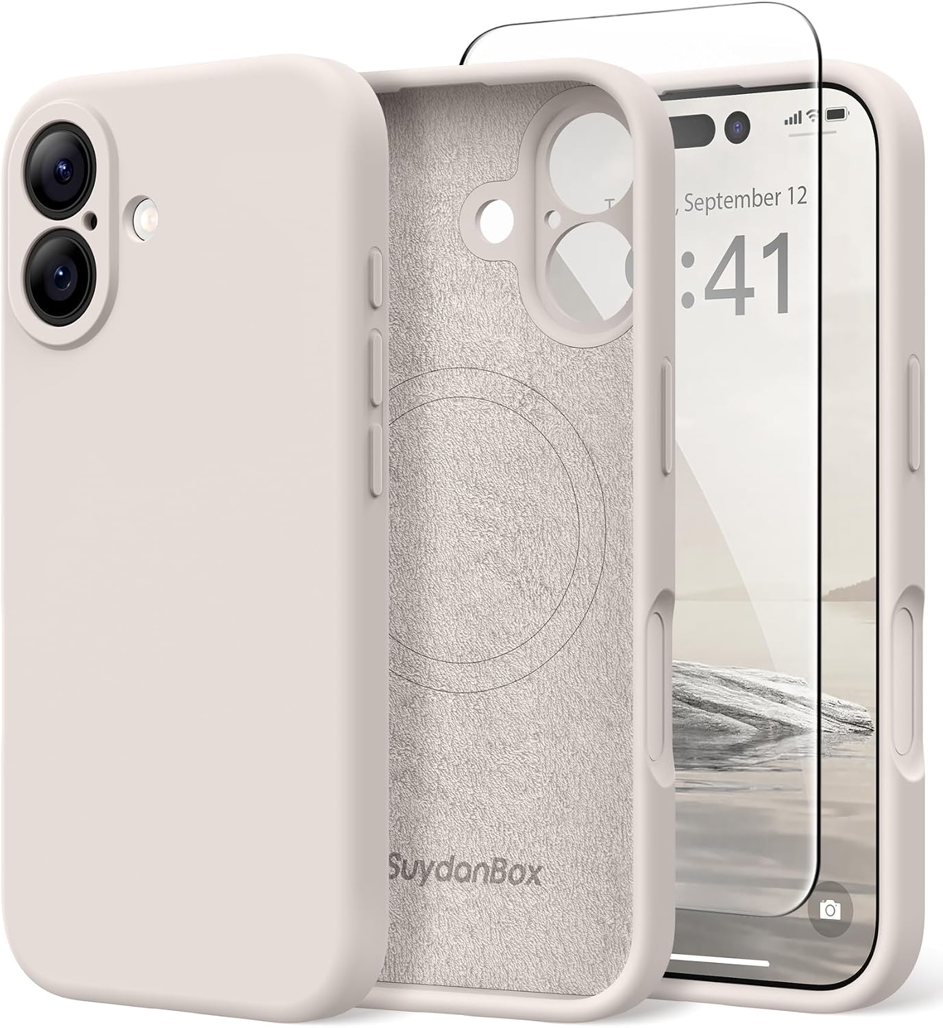 Magnetic for iPhone 17 Case Silicone Matcha