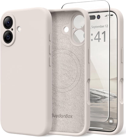 Magnetic for iPhone 17 Case Silicone Matcha