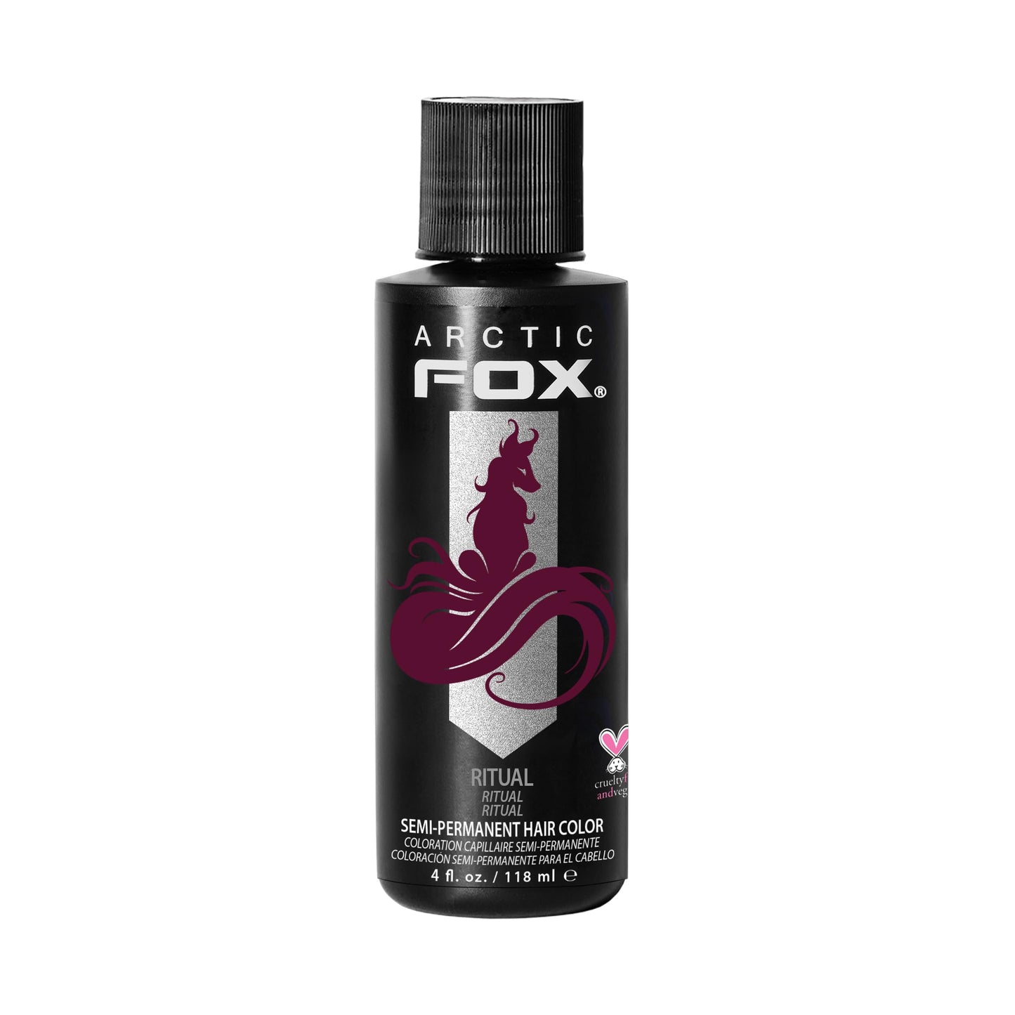 ARCTIC FOX Semi-Permanent Hair Dye - Sunset Orange, Vegan - 2 x 8 oz