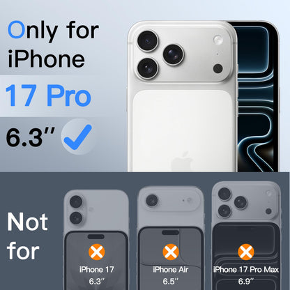 JETech Privacy Screen Protector for iPhone 17 Pro Max, 2-Pack
