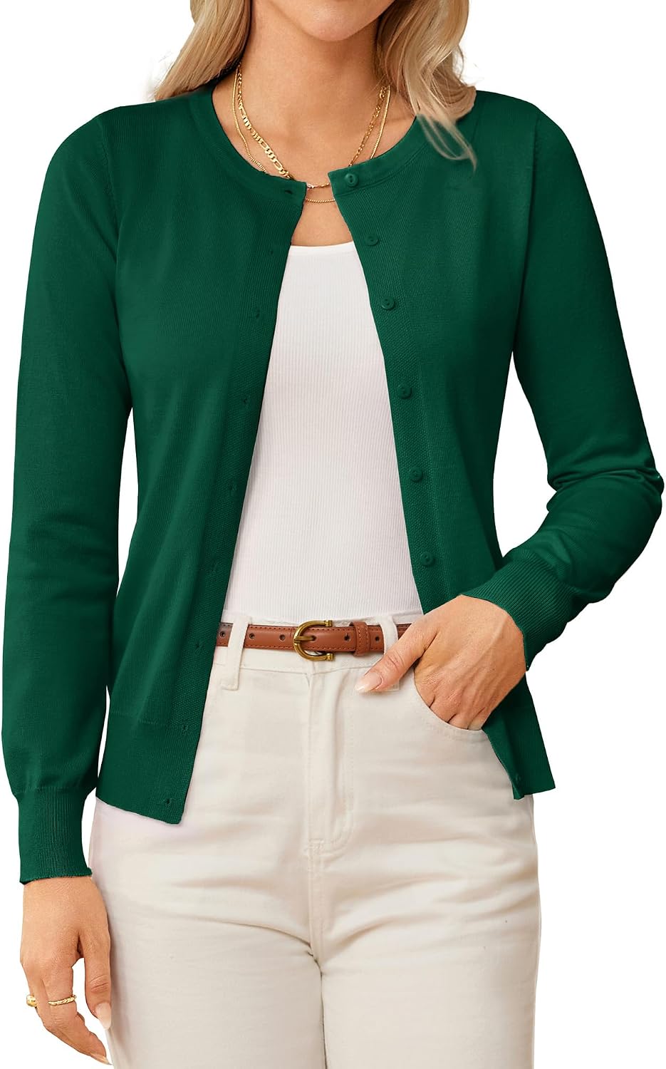 GRACE KARIN Knit Cardigan Sweaters for Women Lightweight Fall Outfits 2026