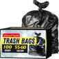 Wowflash 100 Count 55-60 Gallon Trash Bags