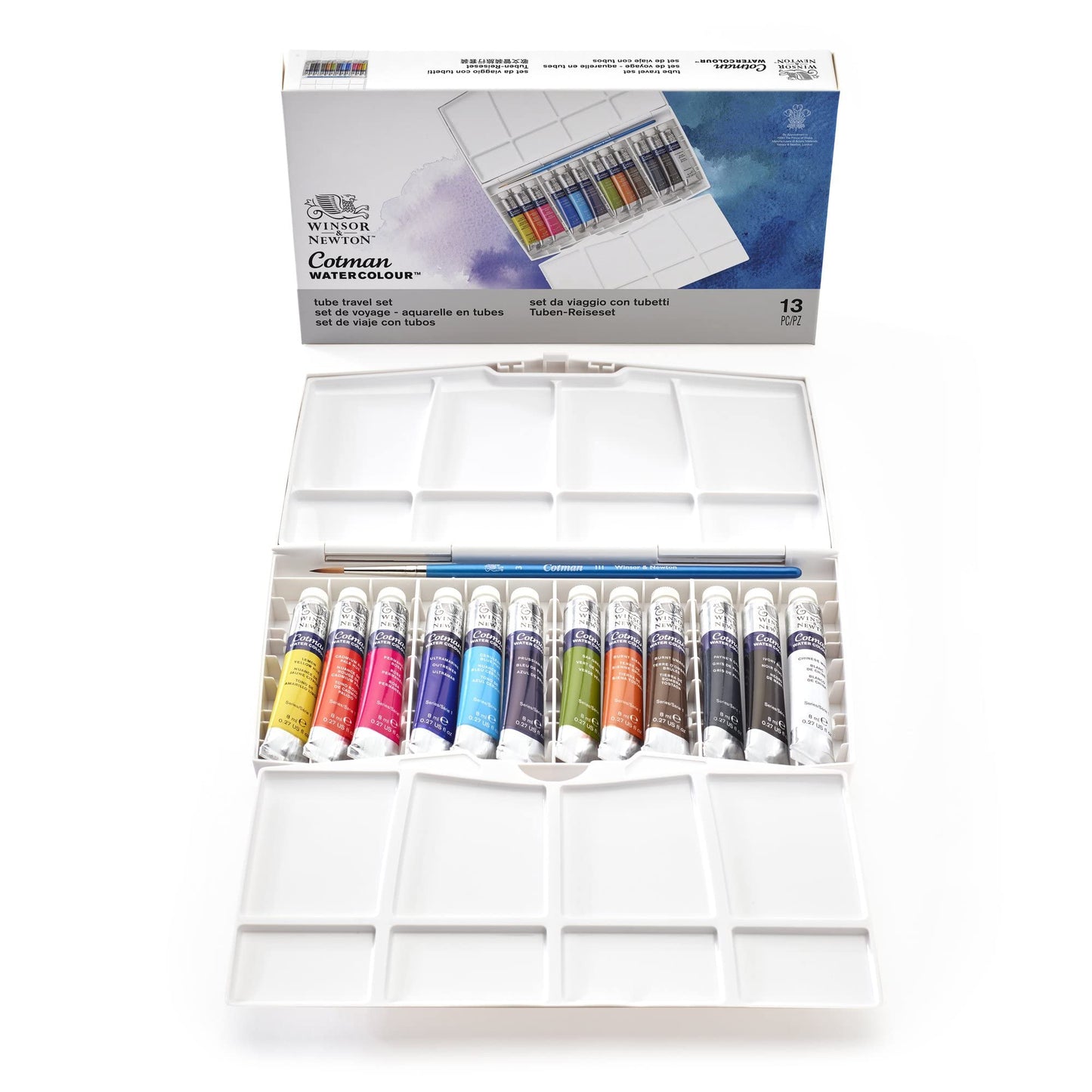 Winsor & Newton Cotman Watercolor Paint Set, Sketchers' Pocket Set