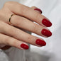 BTArtbox Press On Nails, Vanilla Cream, Short Square, Ombre Peach, 32Ct