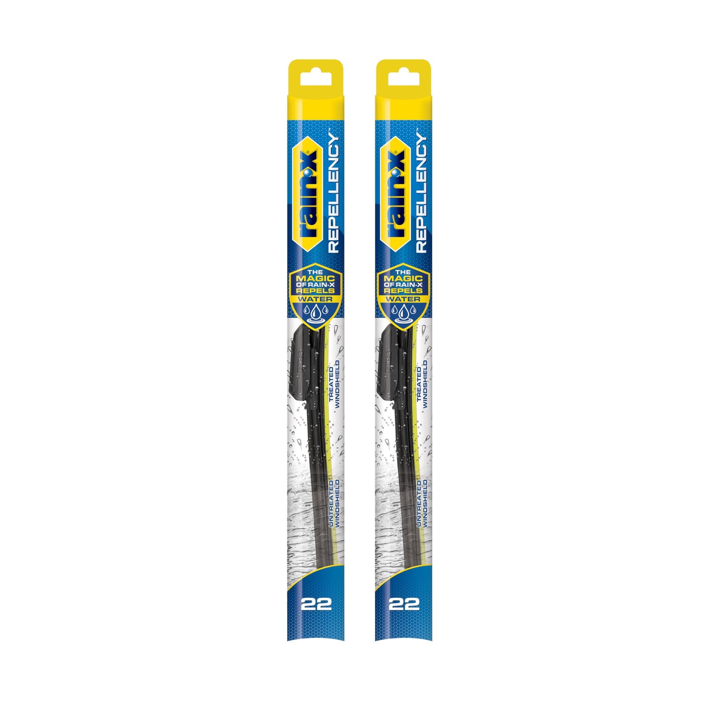 Rain-X 810348 Repellency Water Repellent Wiper Blades, 26" & 16" Windshield Wipers, All Weather Streak-Free for Enhanced Visibility w/Water Repellency Formula [Amazon Exclusive]