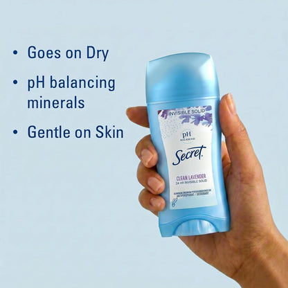 Secret Anti-Perspirant Deodorant Invisible Solid Powder Fresh Twin Pack 5.20 oz