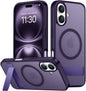 SPIDERCASE Magnetic for iPhone 17 Pro Max Case,with Kickstand,Clear
