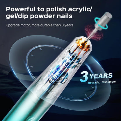 COSLUS C40 Electric Nail Drill Professional, Precise Dial Speed Control