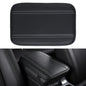 Amiss Car Center Console Cover, Upgraded Leather Car Armrest Cushion with 2 Storage Pockets, Universal Waterproof Cushion Pad, Non-Slip Car Interior Accessories, Fits Most Sedans SUVs Trucks (Black)