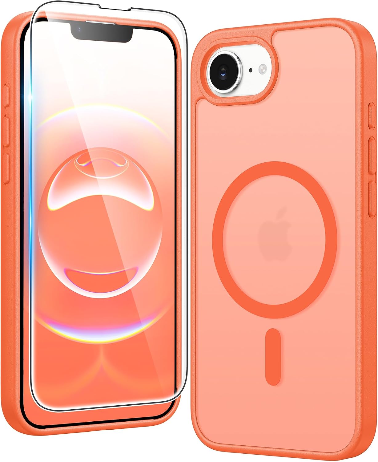 FNTCASE for iPhone 17 Pro Case Clear Magnetic with Screen Protector