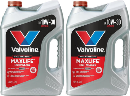 Valvoline MaxLife High Mileage 5W-30 Synthetic Blend Motor Oil 5 Quart